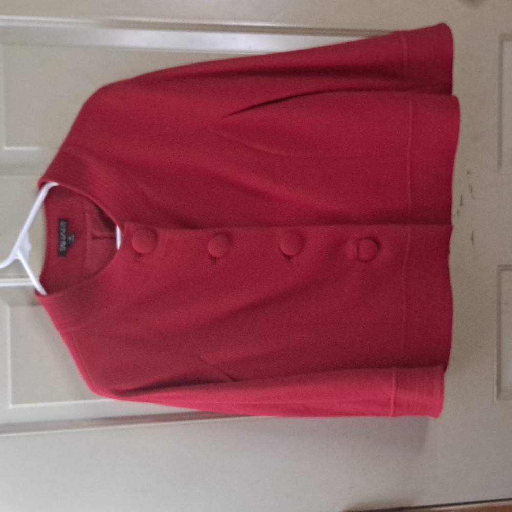 Tahari Red Suit Jacket